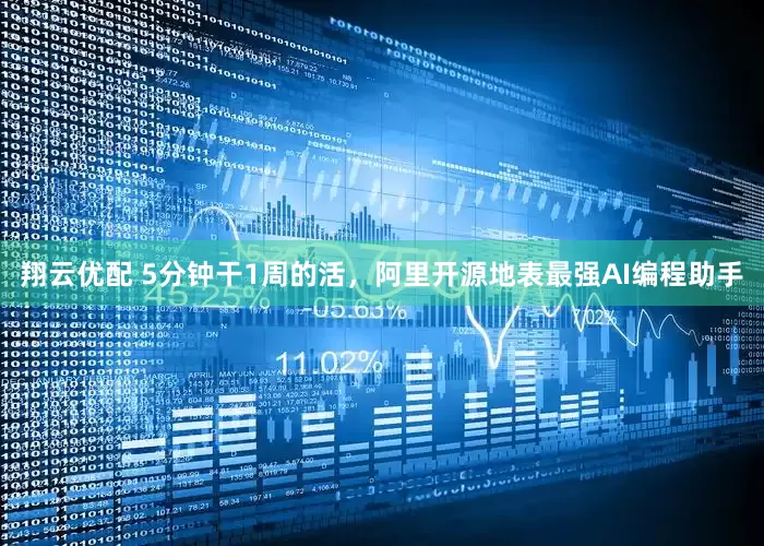 翔云优配 5分钟干1周的活，阿里开源地表最强AI编程助手