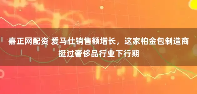嘉正网配资 爱马仕销售额增长，这家柏金包制造商挺过奢侈品行业下行期